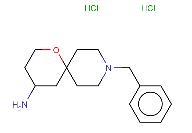 9-benzyl-1-oxa-9-azaspiro[5.5]undecan-4-amine dihydrochloride