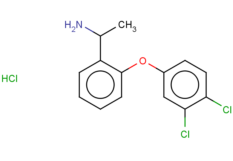 1-[2-(3,4-dichlorophenoxy)phenyl]ethan-1-amine hydrochloride