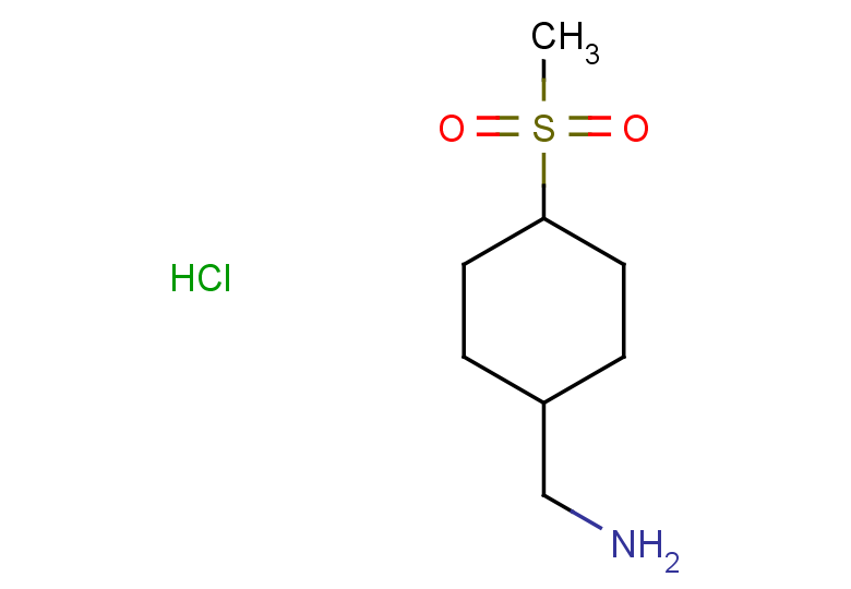 (4-methanesulfonylcyclohexyl)methanamine hydrochloride