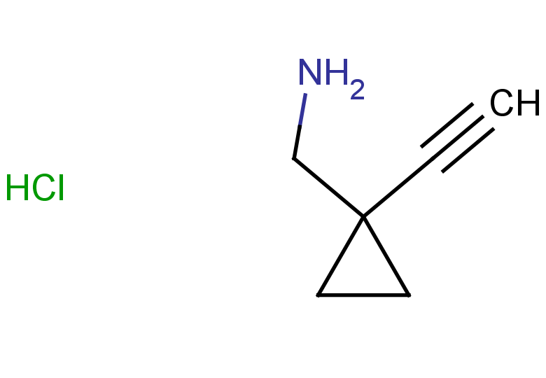 (1-ethynylcyclopropyl)methanamine hydrochloride