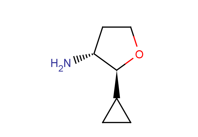 rac-(2R,3S)-2-cyclopropyloxolan-3-amine, trans