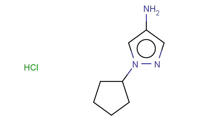 1-cyclopentyl-1H-pyrazol-4-amine hydrochloride