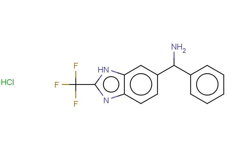 phenyl[2-(trifluoromethyl)-1H-1,3-benzodiazol-6-yl]methanamine hydrochloride
