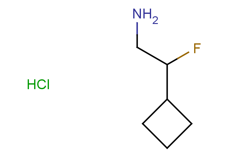 2-cyclobutyl-2-fluoroethan-1-amine hydrochloride