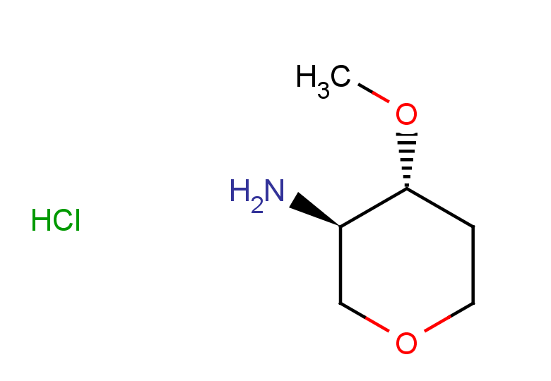 rac-(3R,4R)-4-methoxyoxan-3-amine hydrochloride, trans