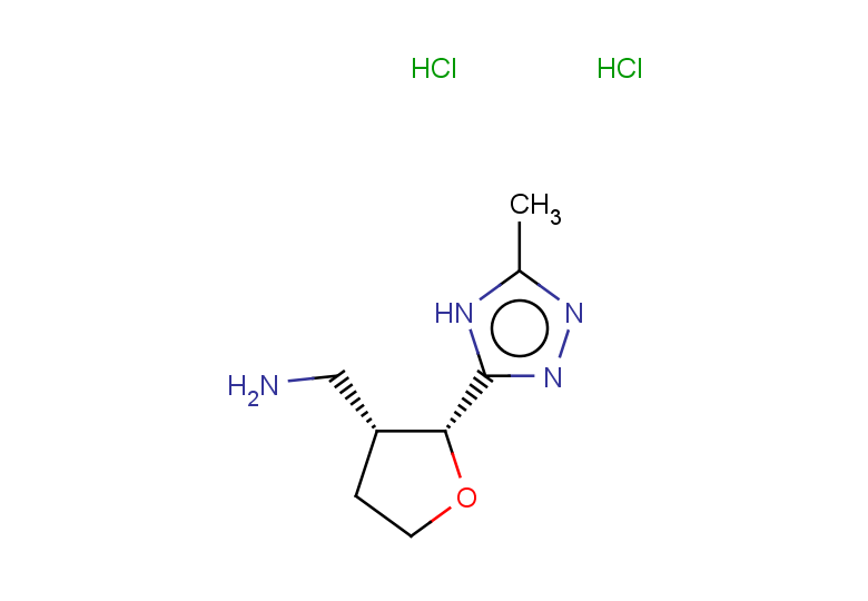 rac-[(2R,3R)-2-(5-methyl-4H-1,2,4-triazol-3-yl)oxolan-3-yl]methanamine dihydrochloride, cis