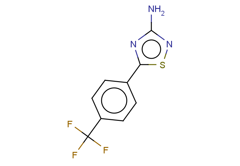 5-[4-(trifluoromethyl)phenyl]-1,2,4-thiadiazol-3-amine