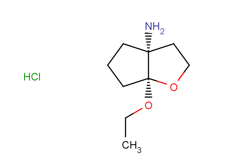 rac-(3aR,6aS)-6a-ethoxy-hexahydro-2H-cyclopenta[b]furan-3a-amine hydrochloride