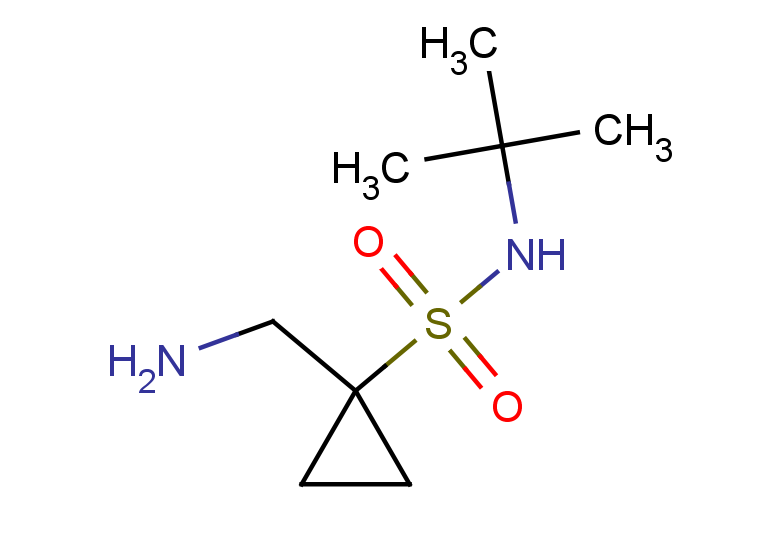 1-(aminomethyl)-N-tert-butylcyclopropane-1-sulfonamide