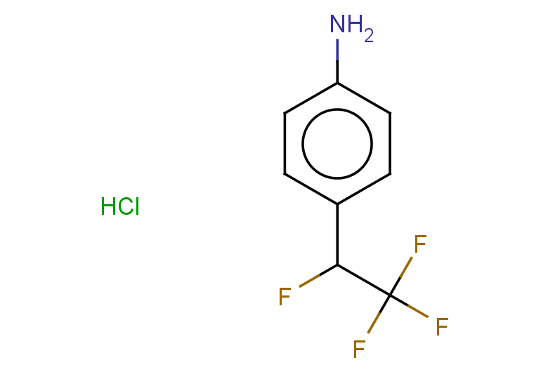 4-(1,2,2,2-tetrafluoroethyl)aniline hydrochloride