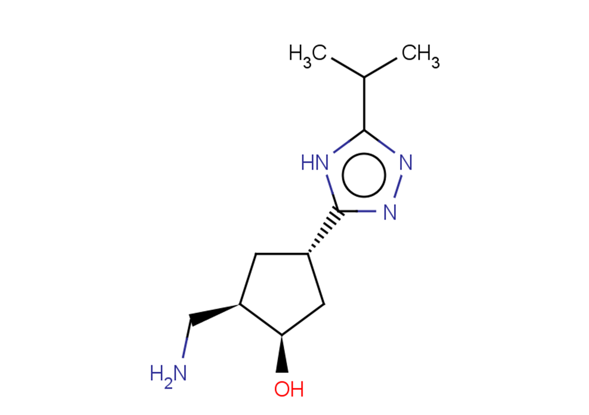 rac-(1R,2R,4S)-2-(aminomethyl)-4-[5-(propan-2-yl)-4H-1,2,4-triazol-3-yl]cyclopentan-1-ol