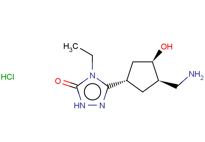 rac-3-[(1R,3S,4S)-3-(aminomethyl)-4-hydroxycyclopentyl]-4-ethyl-4,5-dihydro-1H-1,2,4-triazol-5-one hydrochloride