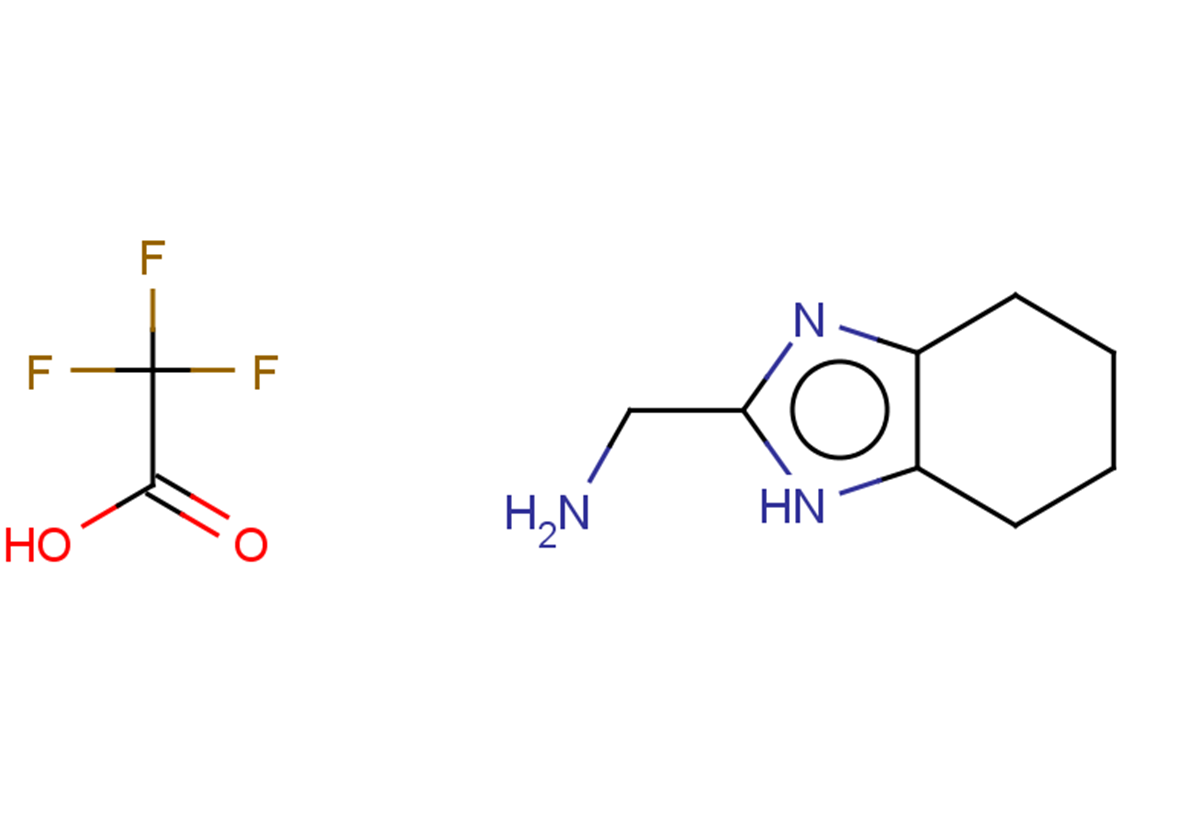 (4,5,6,7-tetrahydro-1H-1,3-benzodiazol-2-yl)methanamine, trifluoroacetic acid