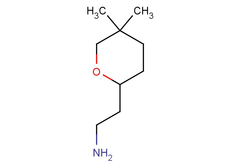 2-(5,5-dimethyloxan-2-yl)ethan-1-amine