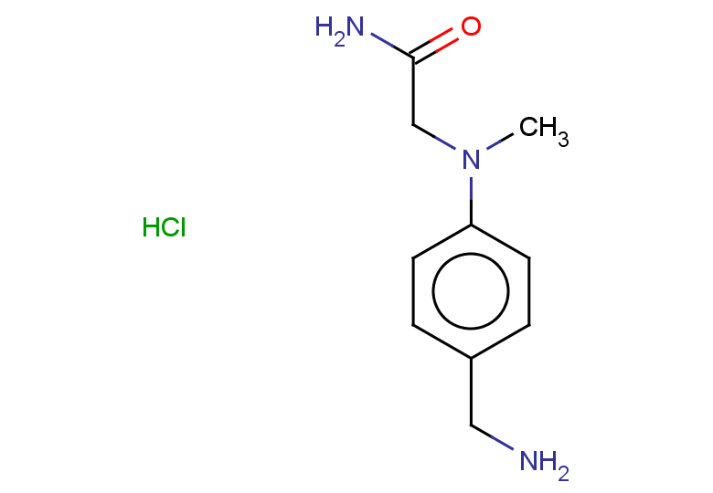 2-{[4-(aminomethyl)phenyl](methyl)amino}acetamide hydrochloride