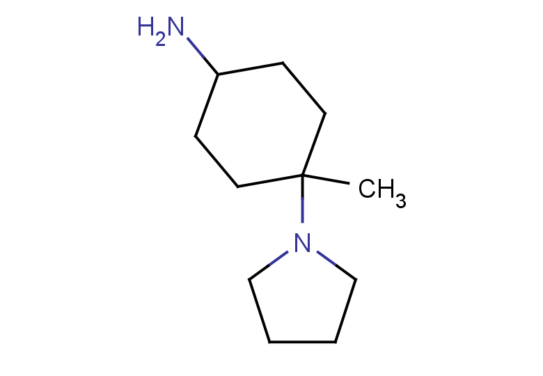4-methyl-4-(pyrrolidin-1-yl)cyclohexan-1-amine