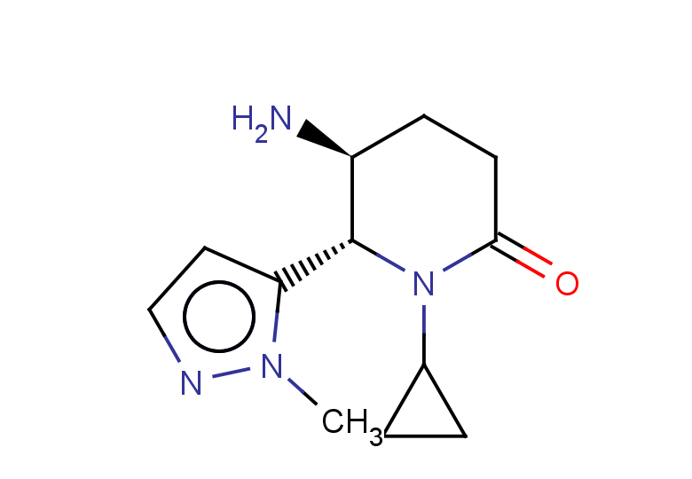 rac-(5R,6R)-5-amino-1-cyclopropyl-6-(1-methyl-1H-pyrazol-5-yl)piperidin-2-one
