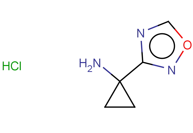 1-(1,2,4-oxadiazol-3-yl)cyclopropan-1-amine hydrochloride