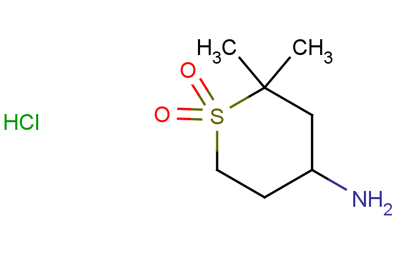 4-amino-2,2-dimethyl-1lambda6-thiane-1,1-dione hydrochloride
