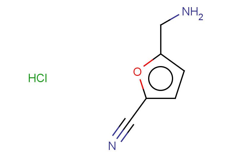 5-(aminomethyl)furan-2-carbonitrile hydrochloride