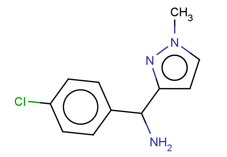 (4-chlorophenyl)(1-methyl-1H-pyrazol-3-yl)methanamine