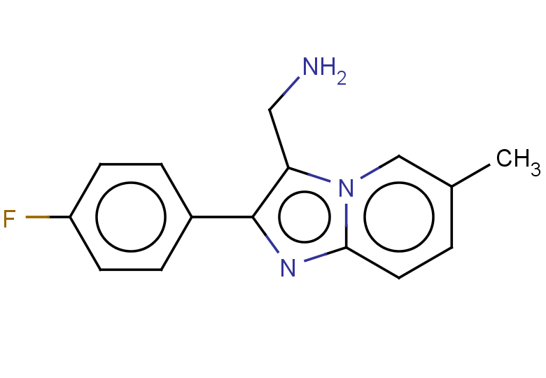 [2-(4-fluorophenyl)-6-methylimidazo[1,2-a]pyridin-3-yl]methanamine