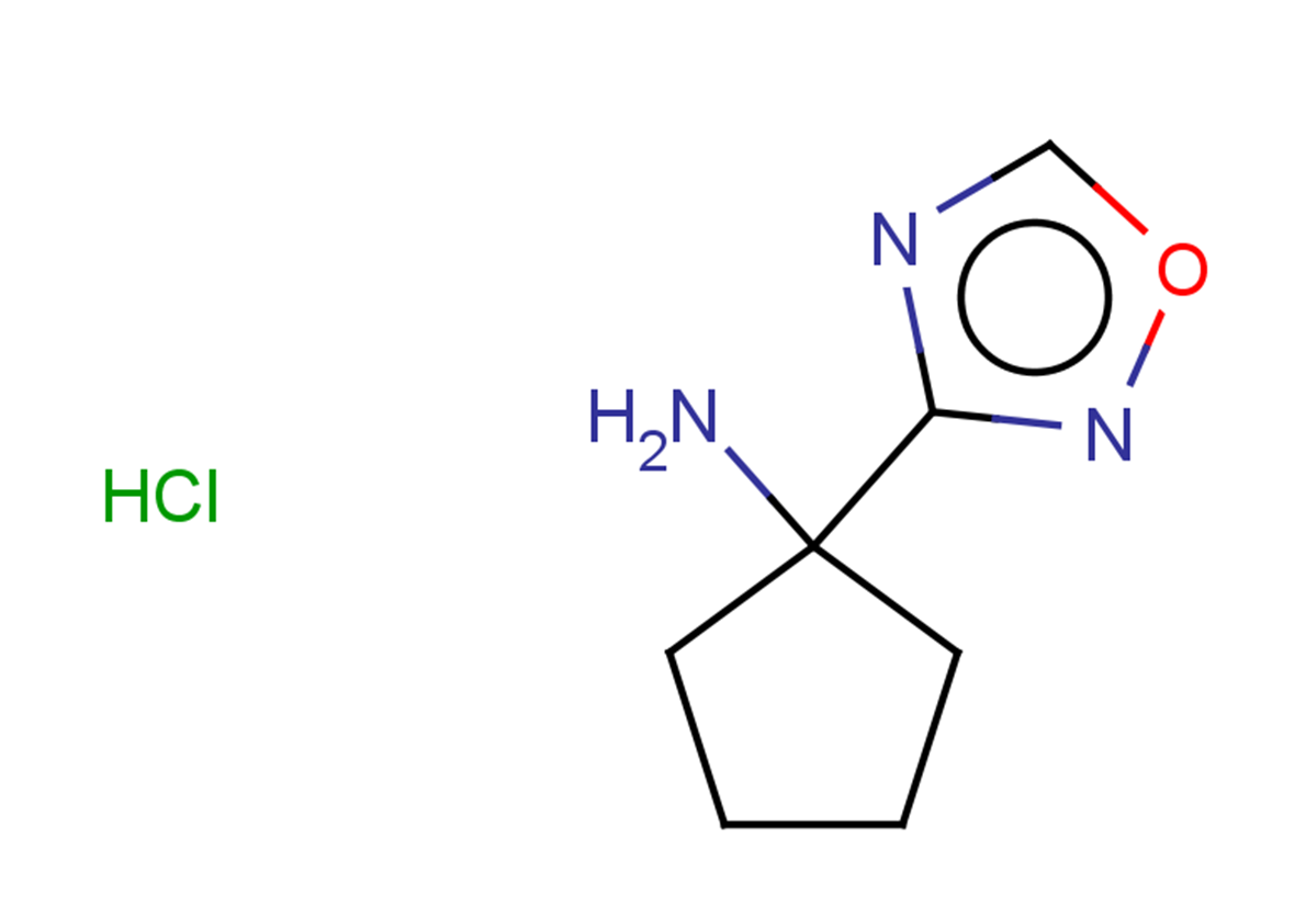 1-(1,2,4-oxadiazol-3-yl)cyclopentan-1-amine hydrochloride