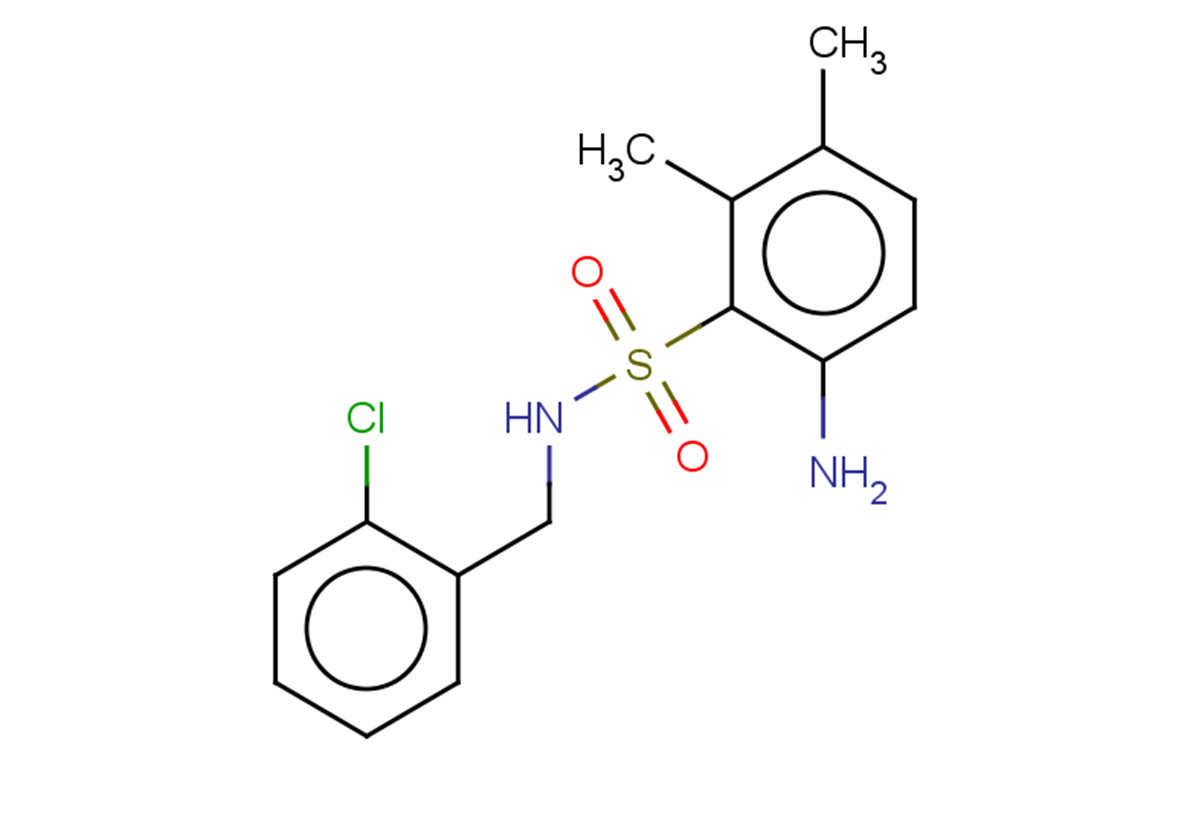 6-amino-N-[(2-chlorophenyl)methyl]-2,3-dimethylbenzene-1-sulfonamide