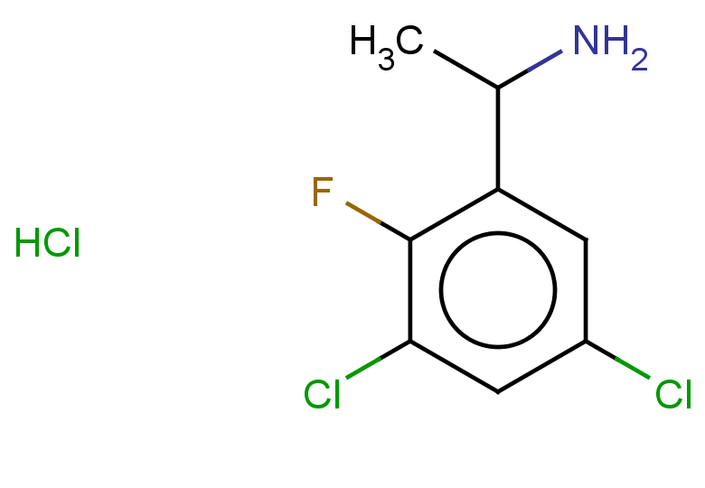 1-(3,5-dichloro-2-fluorophenyl)ethan-1-amine hydrochloride