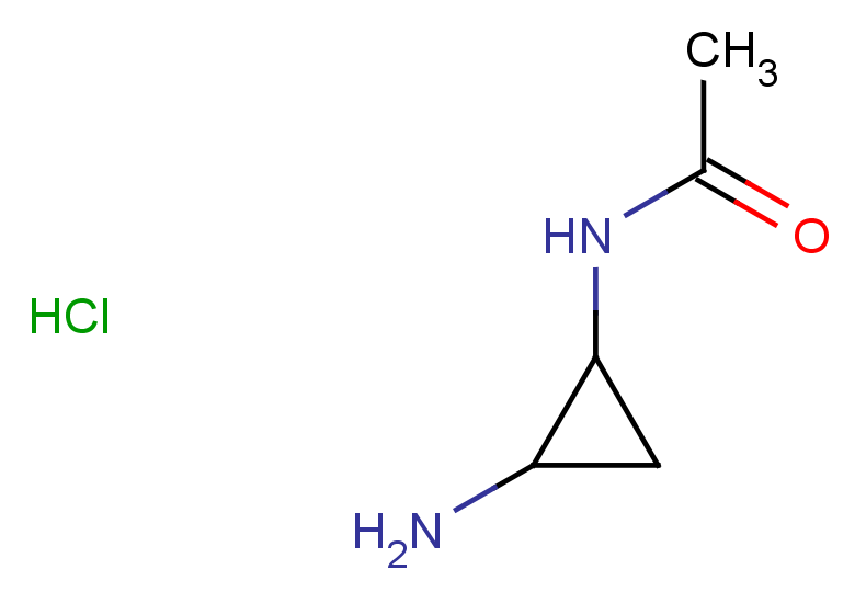 N-(2-aminocyclopropyl)acetamide hydrochloride