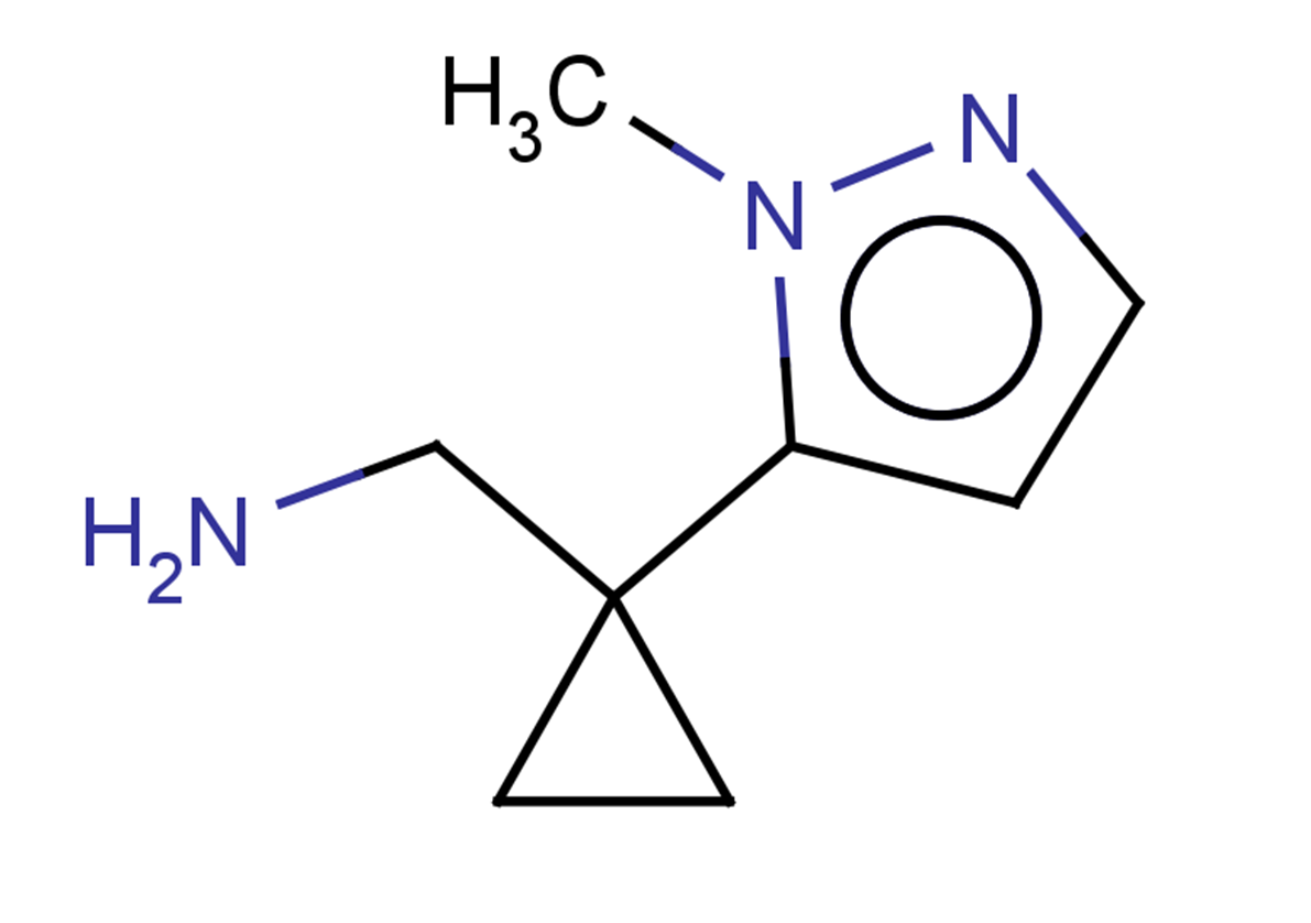 [1-(1-methyl-1H-pyrazol-5-yl)cyclopropyl]methanamine