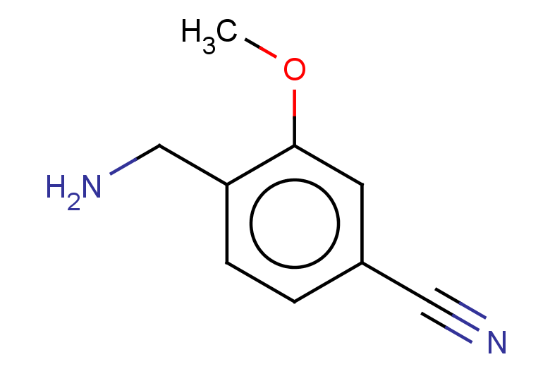 4-(aminomethyl)-3-methoxybenzonitrile