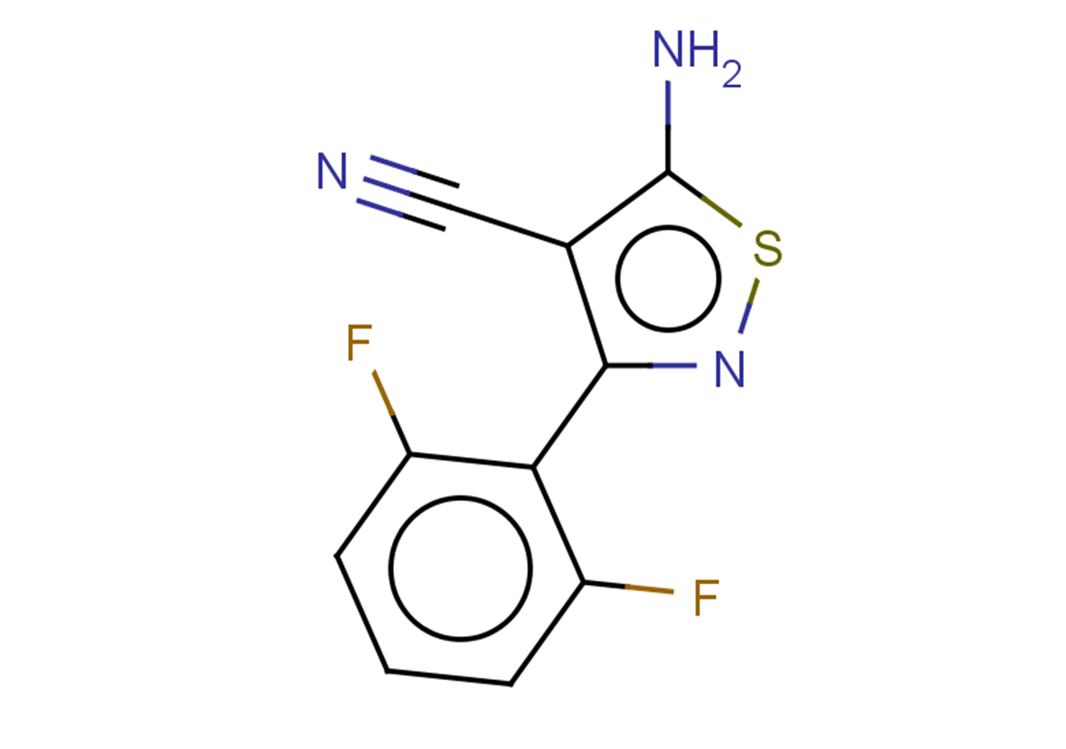 5-amino-3-(2,6-difluorophenyl)-1,2-thiazole-4-carbonitrile