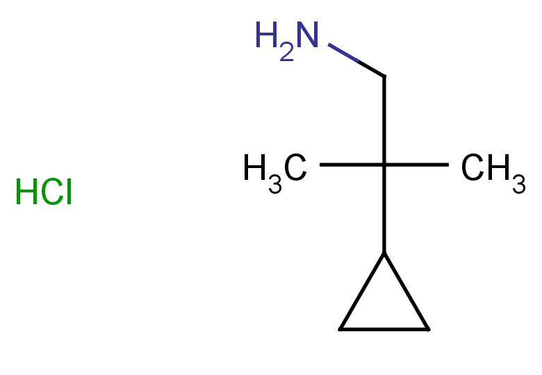 2-cyclopropyl-2-methylpropan-1-amine hydrochloride