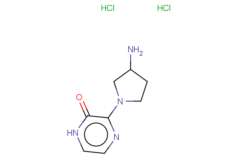 3-(3-aminopyrrolidin-1-yl)-1,2-dihydropyrazin-2-one dihydrochloride