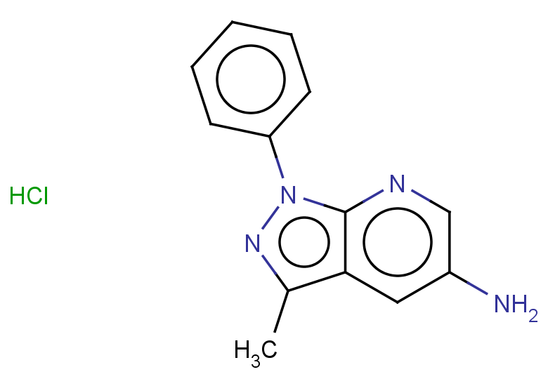 3-methyl-1-phenyl-1H-pyrazolo[3,4-b]pyridin-5-amine hydrochloride