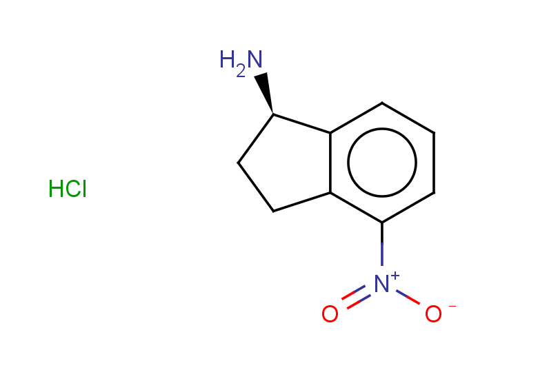 (1R)-4-nitro-2,3-dihydro-1H-inden-1-amine hydrochloride