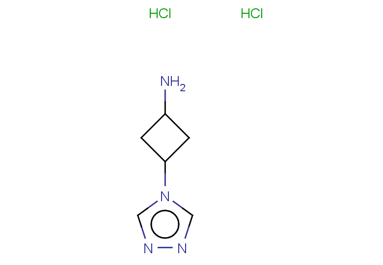 3-(4H-1,2,4-triazol-4-yl)cyclobutan-1-amine dihydrochloride, Mixture of diastereomers
