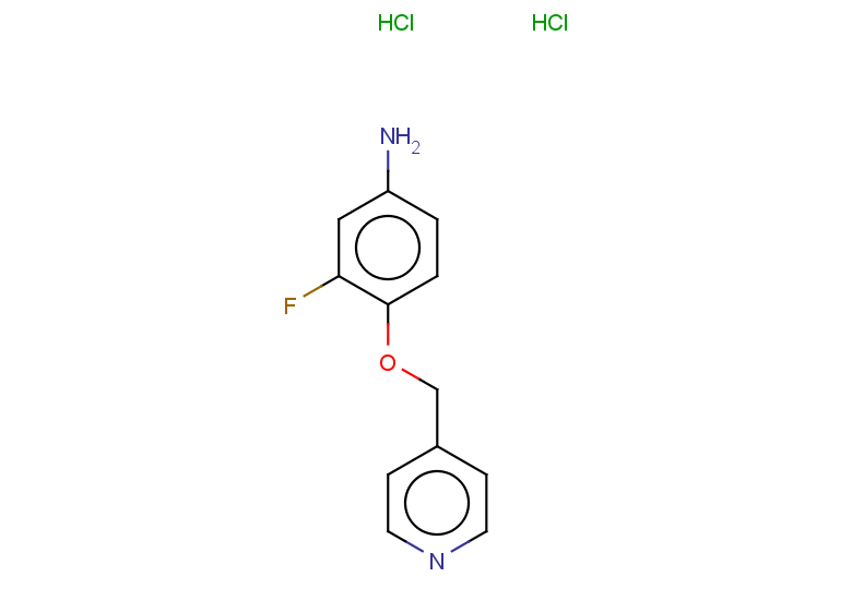 3-fluoro-4-[(pyridin-4-yl)methoxy]aniline dihydrochloride