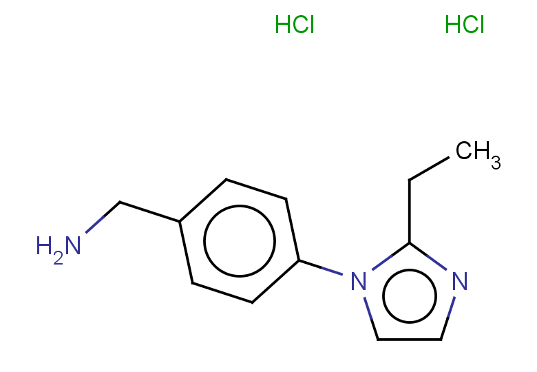 [4-(2-ethyl-1H-imidazol-1-yl)phenyl]methanamine dihydrochloride