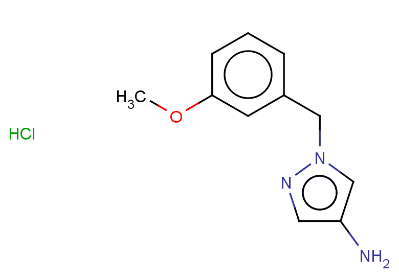 1-[(3-methoxyphenyl)methyl]-1H-pyrazol-4-amine hydrochloride