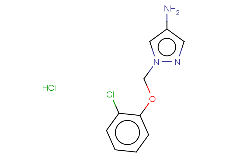 1-[(2-chlorophenoxy)methyl]-1H-pyrazol-4-amine hydrochloride