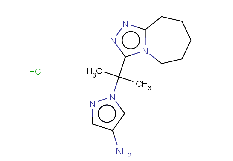 1-(2-{5H,6H,7H,8H,9H-[1,2,4]triazolo[4,3-a]azepin-3-yl}propan-2-yl)-1H-pyrazol-4-amine hydrochloride