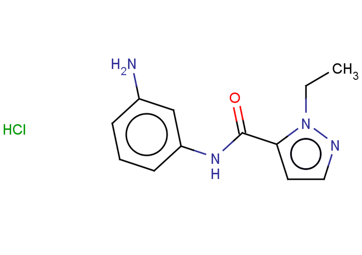 N-(3-aminophenyl)-1-ethyl-1H-pyrazole-5-carboxamide hydrochloride