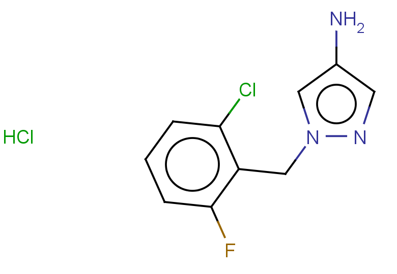 1-[(2-chloro-6-fluorophenyl)methyl]-1H-pyrazol-4-amine hydrochloride