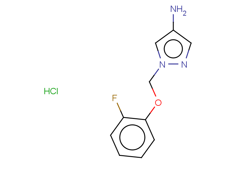 1-[(2-fluorophenoxy)methyl]-1H-pyrazol-4-amine hydrochloride