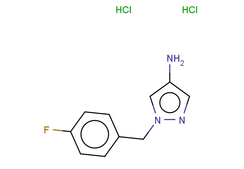 1-[(4-fluorophenyl)methyl]-1H-pyrazol-4-amine dihydrochloride