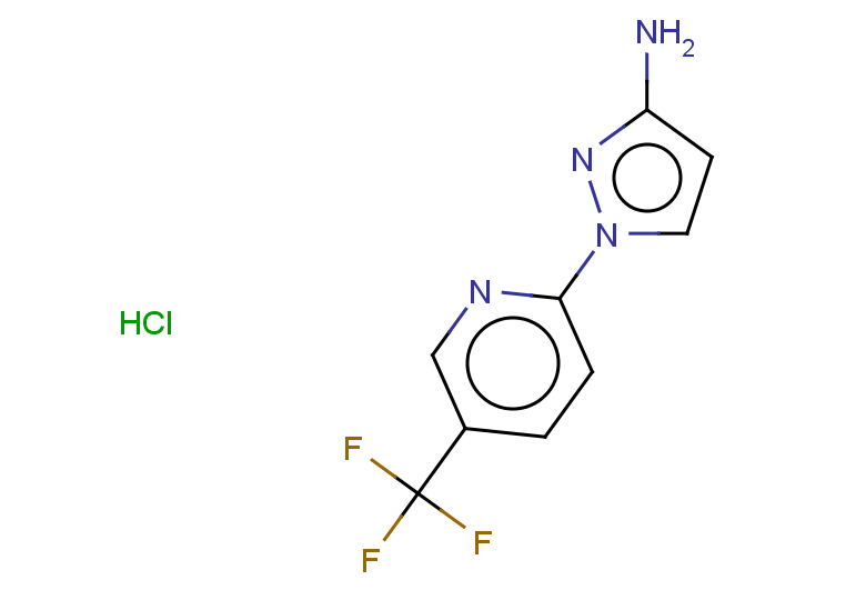 1-[5-(trifluoromethyl)pyridin-2-yl]-1H-pyrazol-3-amine hydrochloride