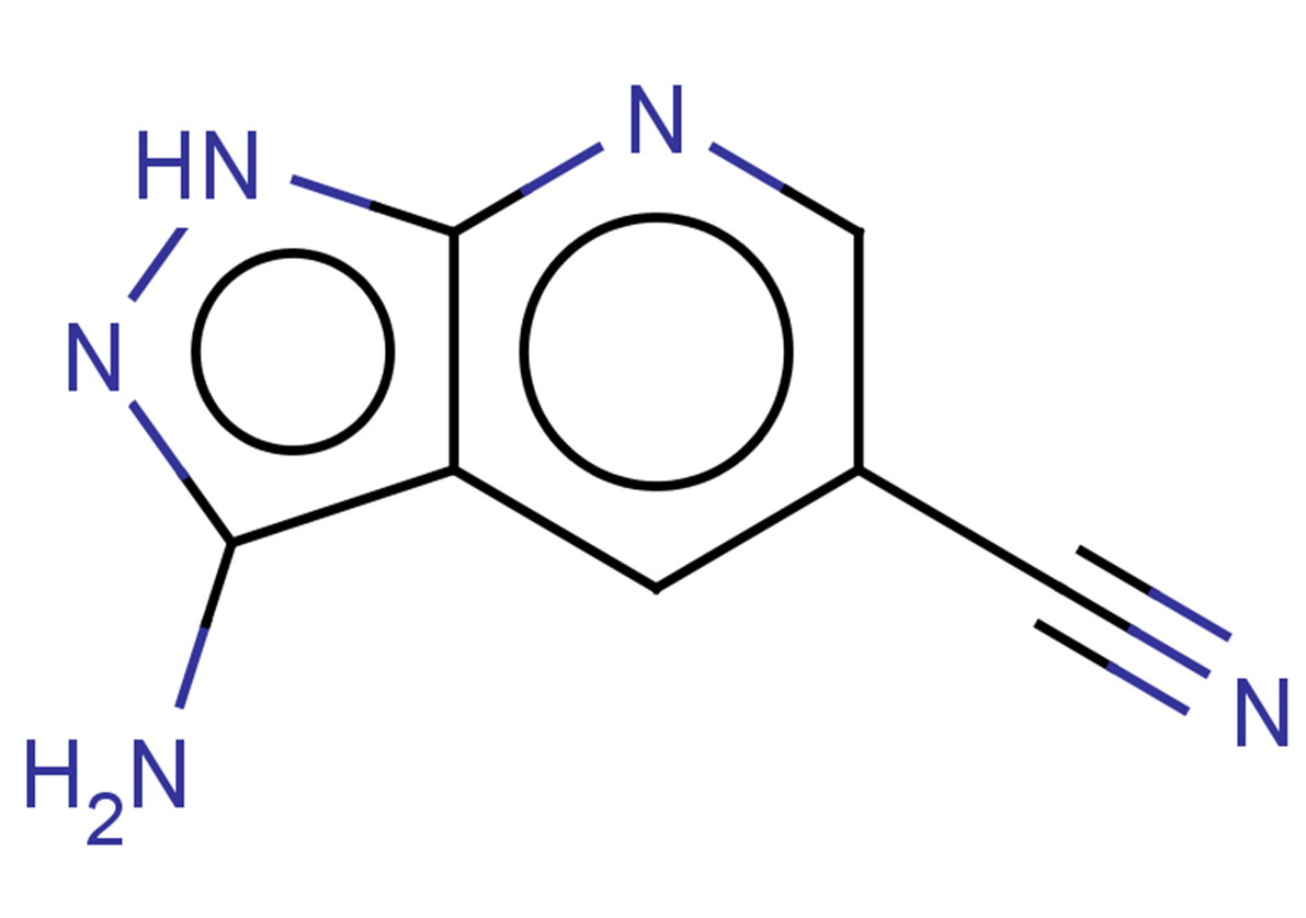 3-amino-1H-pyrazolo[3,4-b]pyridine-5-carbonitrile