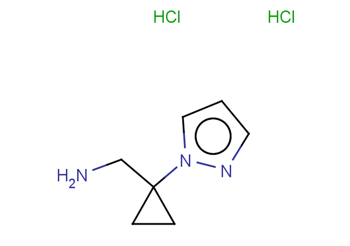 [1-(1H-pyrazol-1-yl)cyclopropyl]methanamine dihydrochloride